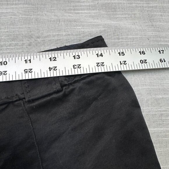 Tory Burch Black Satin Pants w/ Front Crease Size Womens 4 - Office / Basic - Picture 3 of 6